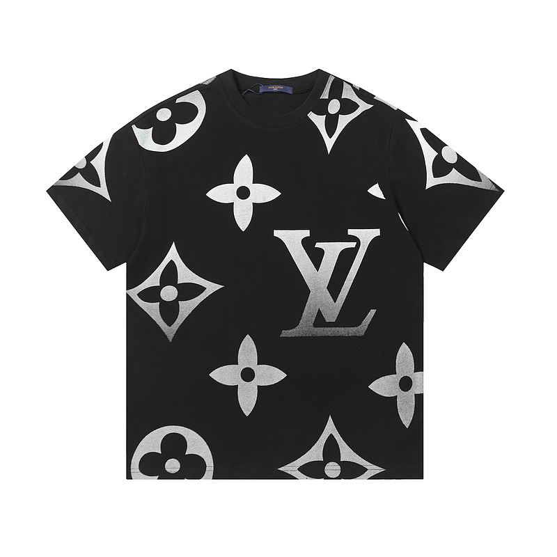 Wholesale High-quality Cheap LV Short Sleeve Crew Neck T-Shirts for sale