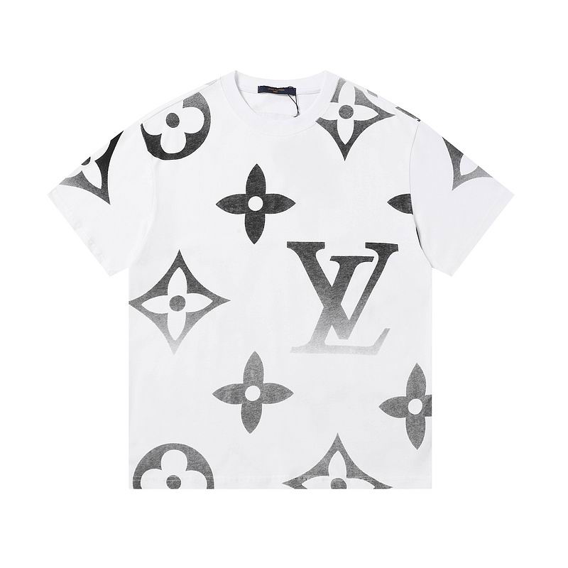Wholesale High-quality Cheap LV Short Sleeve Crew Neck T-Shirts for sale