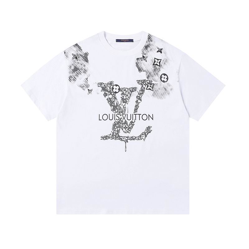 Wholesale High-quality Cheap LV Short Sleeve Crew Neck T-Shirts for sale