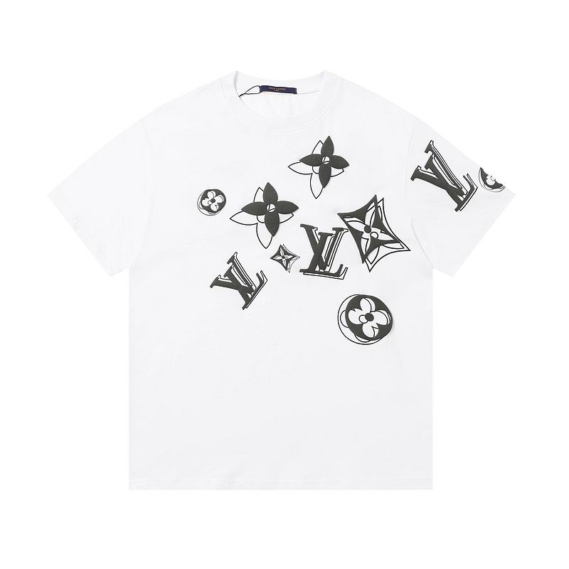 Wholesale High-quality Cheap LV Short Sleeve Crew Neck T-Shirts for sale