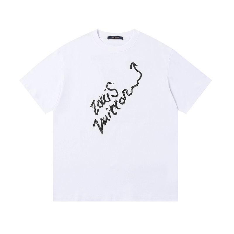 Wholesale High-quality Cheap LV Short Sleeve Crew Neck T-Shirts for sale