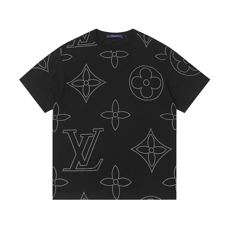 Wholesale High-quality Cheap LV Short Sleeve Crew Neck T-Shirts for sale