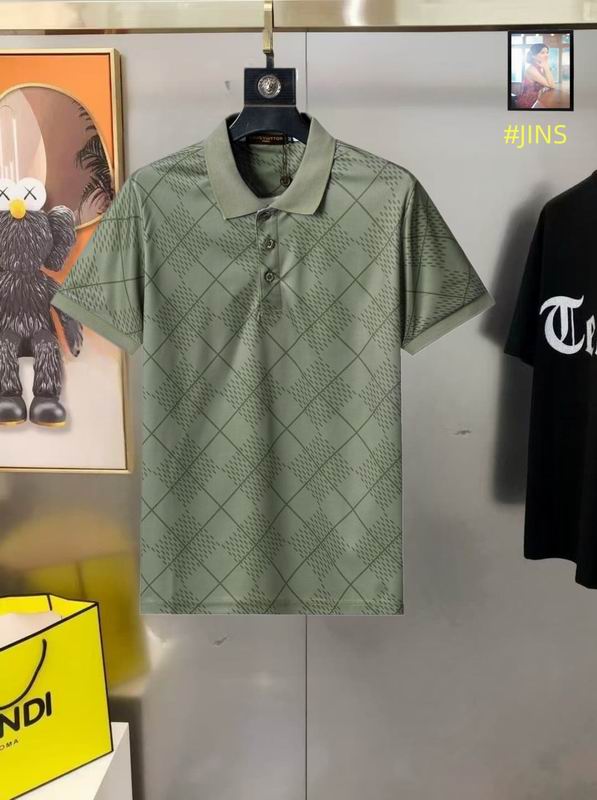 Wholesale Cheap High-quality men LV Short Sleeve Lapel Replica Designer T Shirts for Sale
