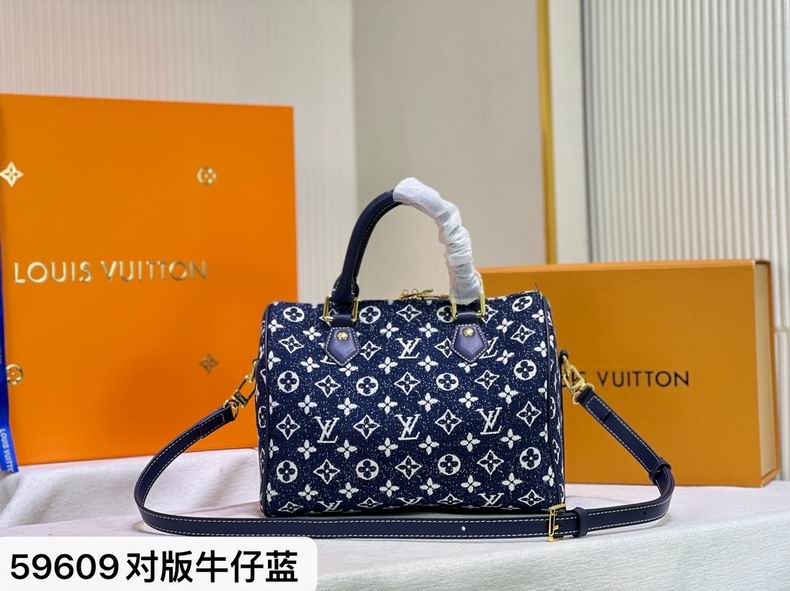 Wholesale Cheap Louis Vuitton Speedy Bandoulière 25 denim bags for Sale