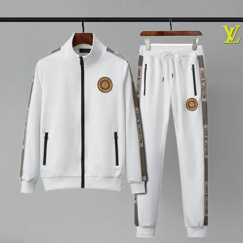 Wholesale Cheap replica Louis Vuitton Long Sleeve Tracksuits men for Sale
