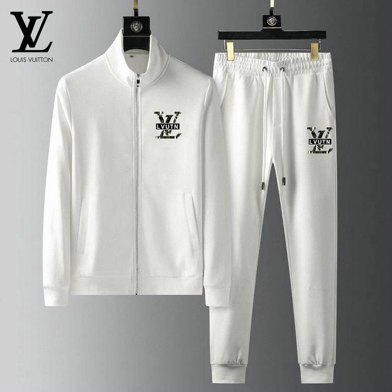 Wholesale Cheap Louis Vuitton Long Sleeve Tracksuits men for Sale