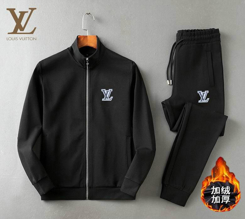 Wholesale Cheap Louis Vuitton Long Sleeve Tracksuits men for Sale