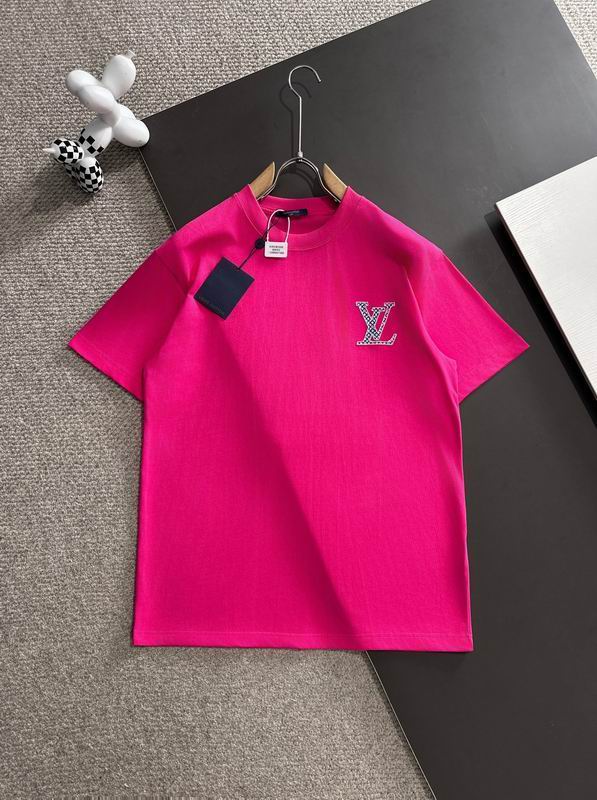 Wholesale High-quality Cheap LV Women's Short Sleeve Crew Neck Replica Designer T Shirts for sale