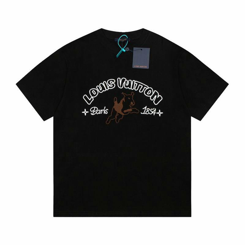 Wholesale Cheap Louis Vuitton Women Short Sleeve Replica T Shirts for Sale
