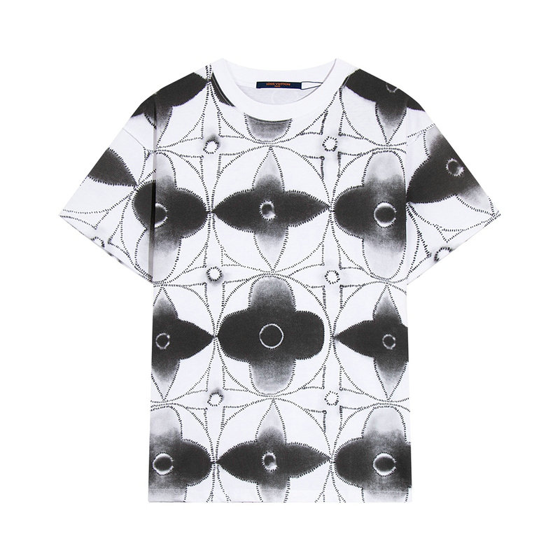 Wholesale Cheap Lv Short Sleeve Round Collar T Shirts for Sale