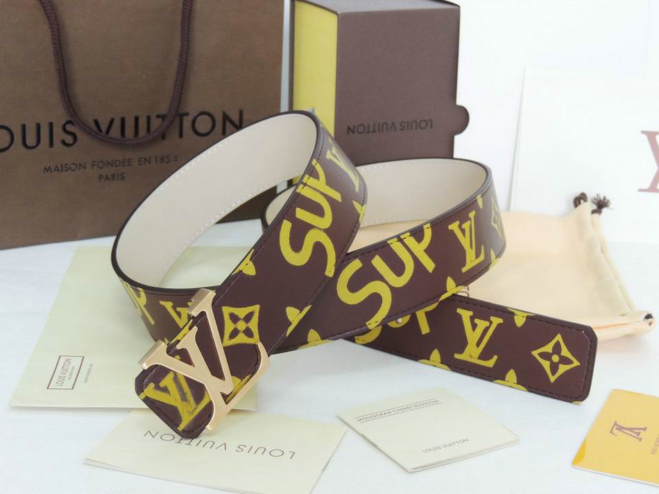 Wholesale Supreme Louis Vuitton Belt Replica For Sale-620