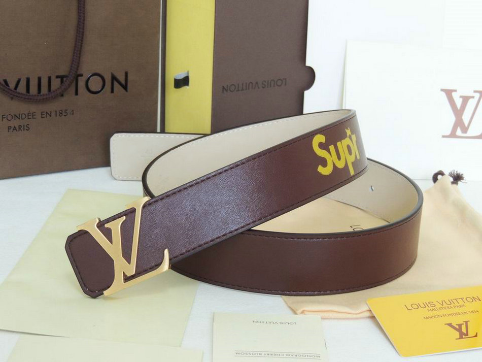 Wholesale Supreme Louis Vuitton Belt Replica For Sale-623