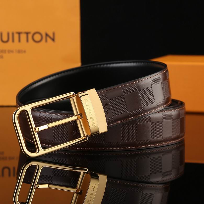 Wholesale Cheap Lv Leather Belts AAAA+ for sale