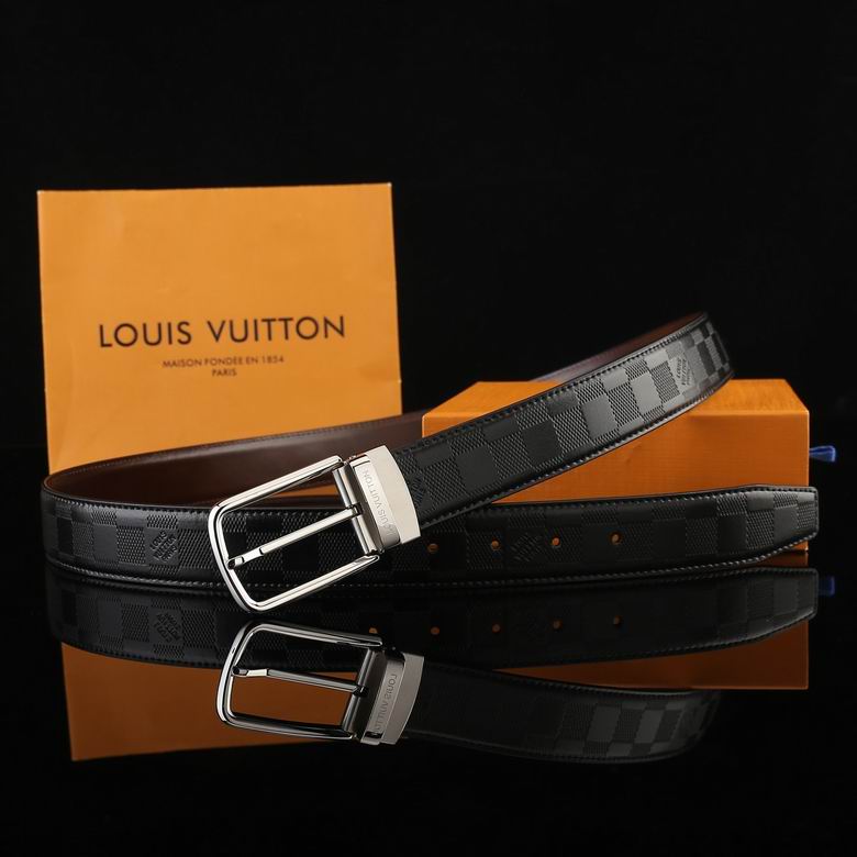 Wholesale Cheap Lv Leather Belts AAAA+ for sale