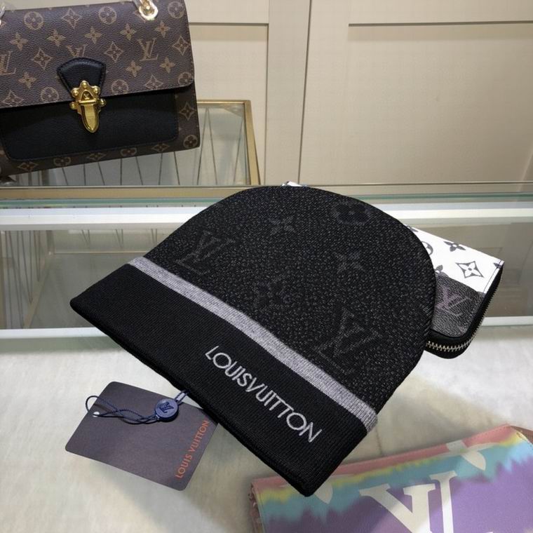 Wholesale Cheap Lv Designer Cashmere Beanies for Sale