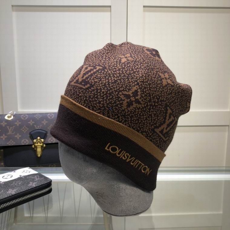 Wholesale Cheap Lv Designer Cashmere Beanies for Sale