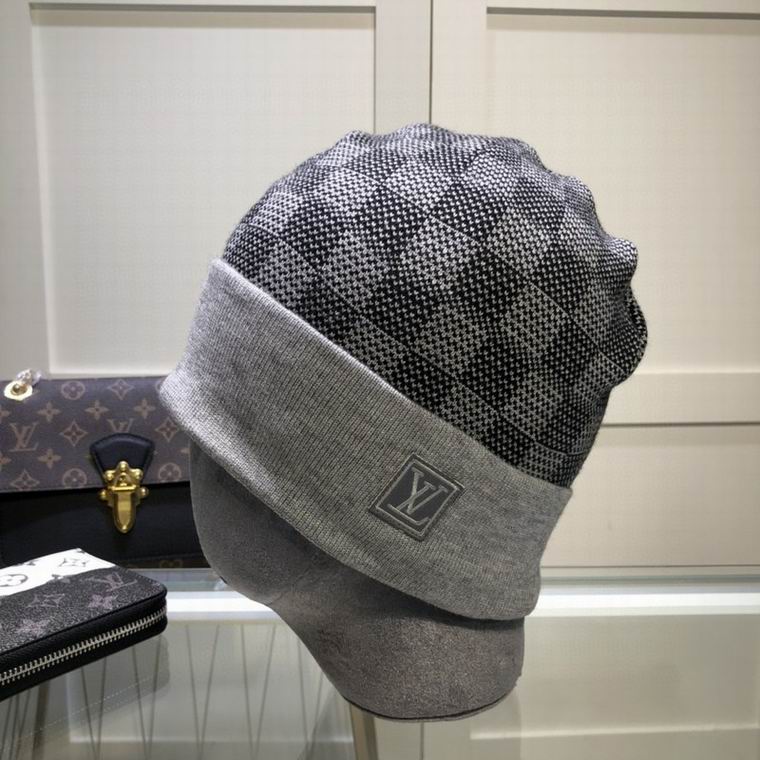 Wholesale Cheap Lv Designer Cashmere Beanies for Sale