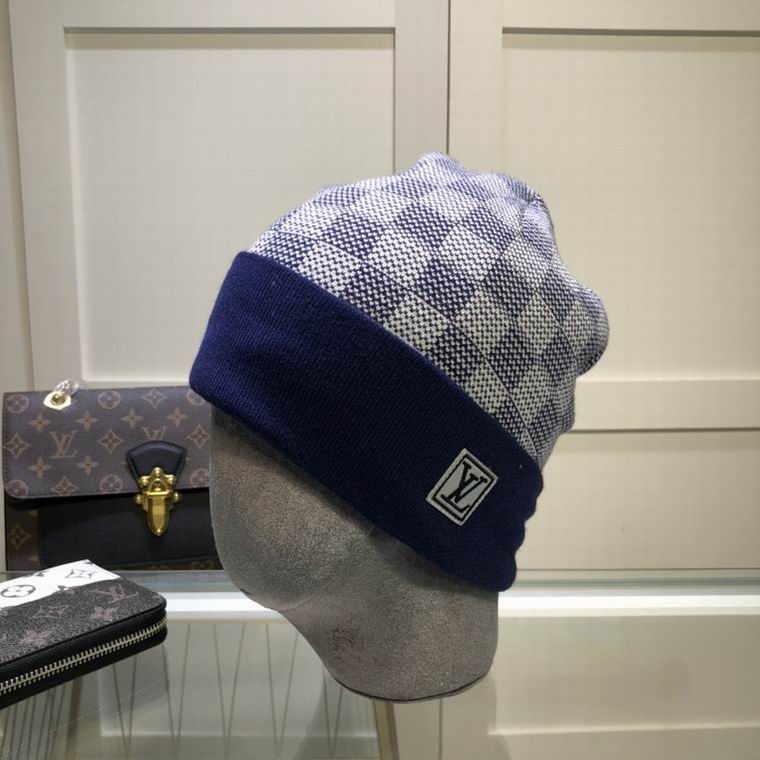 Wholesale Cheap Lv Designer Cashmere Beanies for Sale