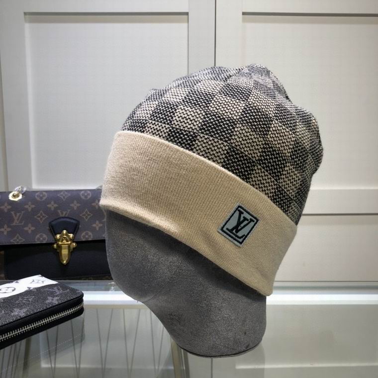 Wholesale Cheap Lv Designer Cashmere Beanies for Sale