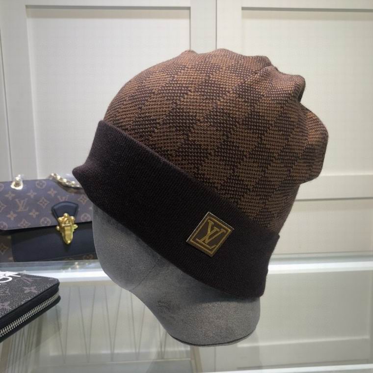 Wholesale Cheap Lv Designer Cashmere Beanies for Sale