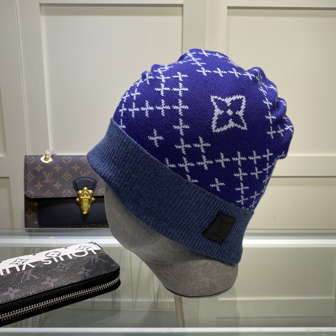 Wholesale Cheap Lv Designer Cashmere Beanies for Sale