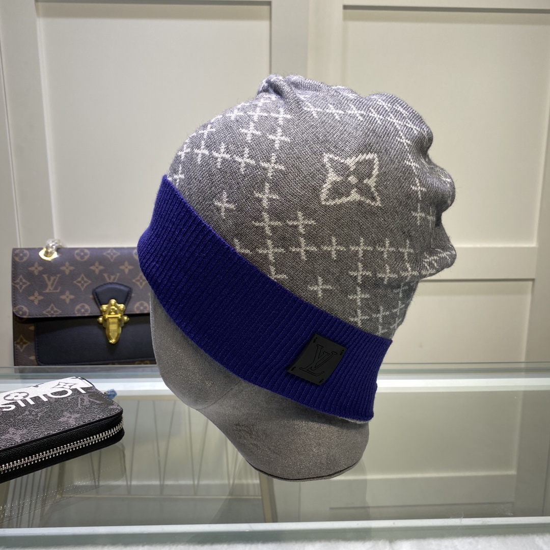 Wholesale Cheap Lv Designer Cashmere Beanies for Sale