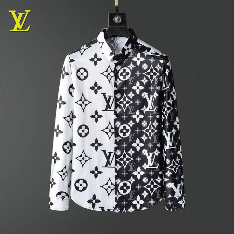 Wholesale Cheap LV Long Sleeve Shirts for Sale