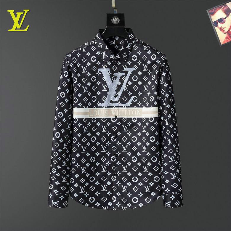 Wholesale Cheap LV Long Sleeve Shirts for Sale