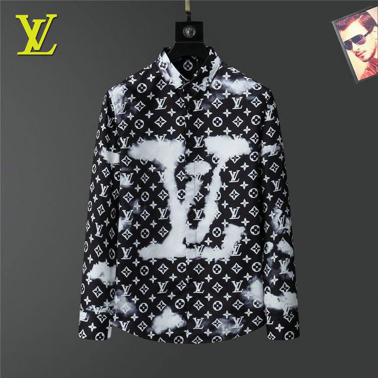 Wholesale Cheap LV Long Sleeve Shirts for Sale