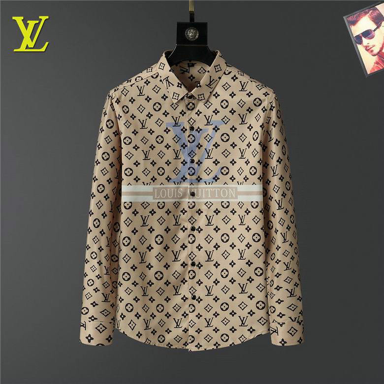Wholesale Cheap LV Long Sleeve Shirts for Sale