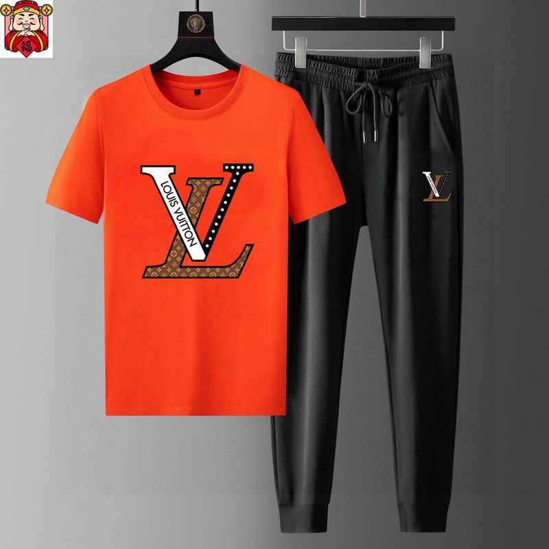 Wholesale High-quality Cheap Louis Vuitton Short Sleeve Replica Designer Tracksuits for sale