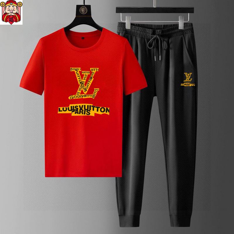 Wholesale High-quality Cheap Louis Vuitton Short Sleeve Replica Designer Tracksuits for sale
