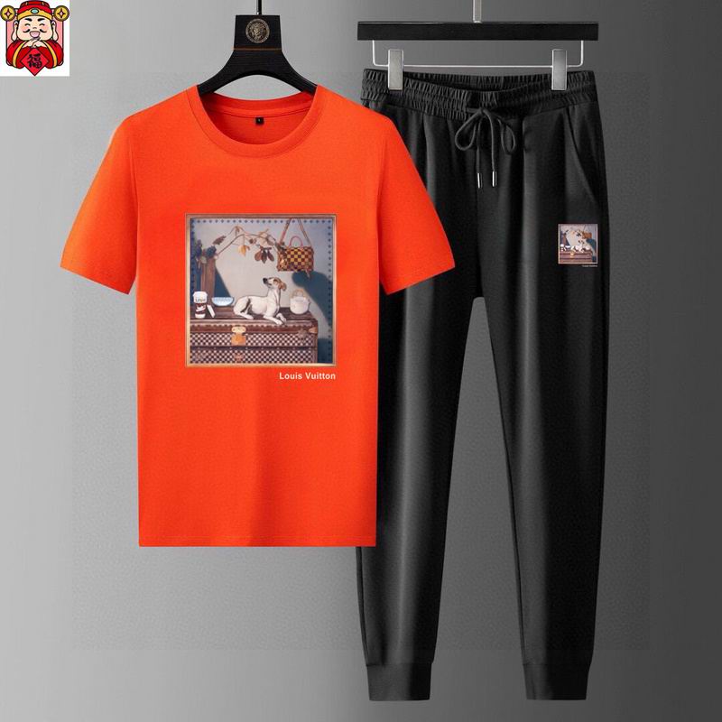 Wholesale High-quality Cheap Louis Vuitton Short Sleeve Replica Designer Tracksuits for sale