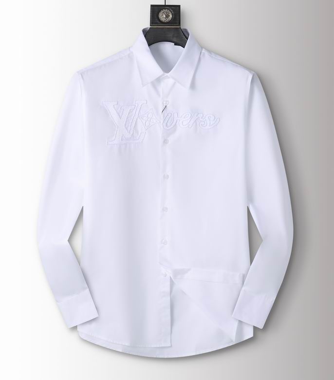 Wholesale Cheap Lv Long Sleeve Replica Shirts for Sale