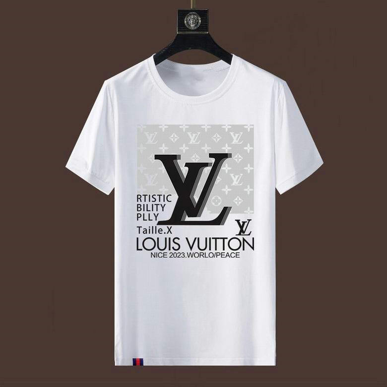 Wholesale Cheap Louis Vuitton Short Sleeve men T Shirts for Sale
