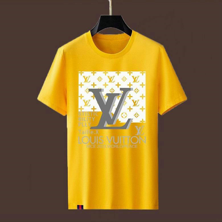 Wholesale Cheap Louis Vuitton Short Sleeve men T Shirts for Sale