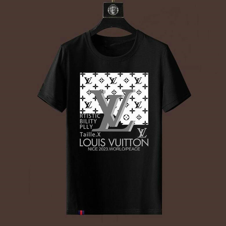 Wholesale Cheap Louis Vuitton Short Sleeve men T Shirts for Sale