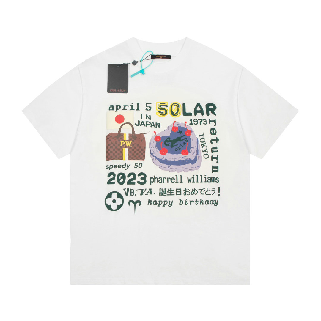 Wholesale Cheap Lv Replica Designer T Shirts for Sale