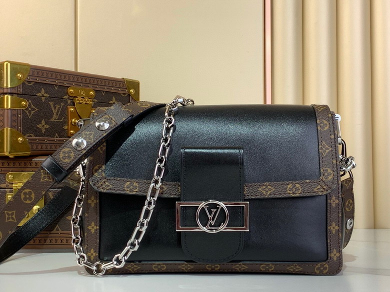 Wholesale AAA Louis Vuitton x TM Dauphine Soft GM Monogram Canvas Bags for Sale