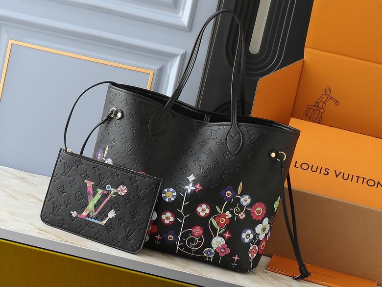 Wholesale High quality AAA Louis Vuitton x TM Neverfull MM Monogram Empreinte Leather Bags for Sale