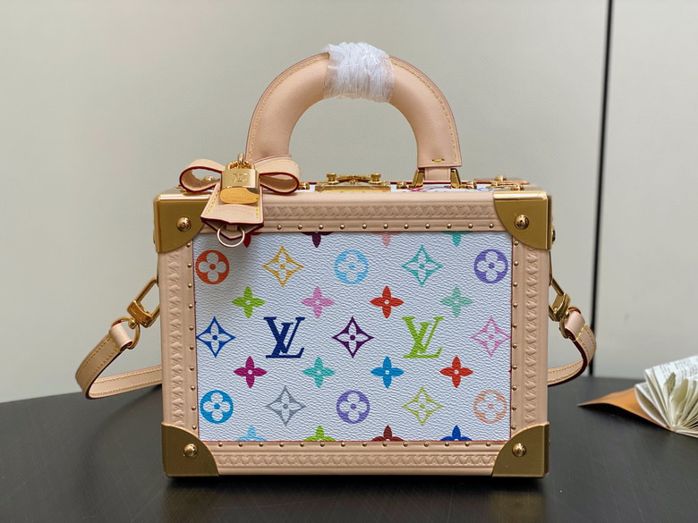 Wholesale High Quality AAA Louis Vuitton x TM Petite Valise Monogram Canvas Tote Trunks and Boxes / Shoulder Bags for Sale