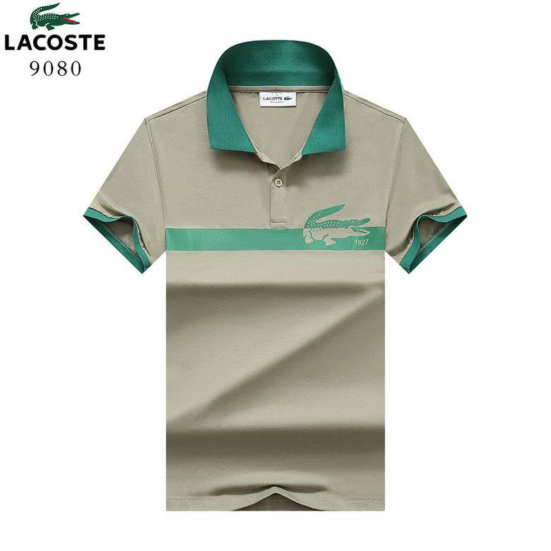 Wholesale Cheap Lacoste Shorts Sleeve Lapel T Shirts for Sale