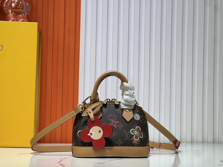 Wholesale Cheap AAA Louis Vuitton Alma BB Monogram Canvas Leather bags for Sale