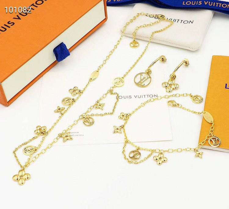 Wholesale Cheap Louis Vuitton Jewelry Set for Sale