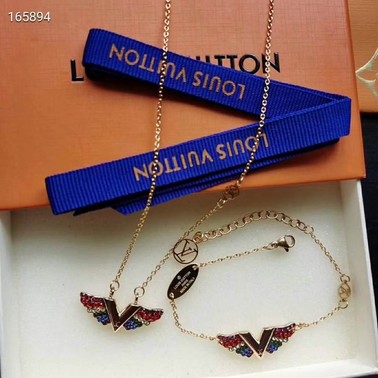 Wholesale Cheap Louis Vuitton Jewelry Set for Sale