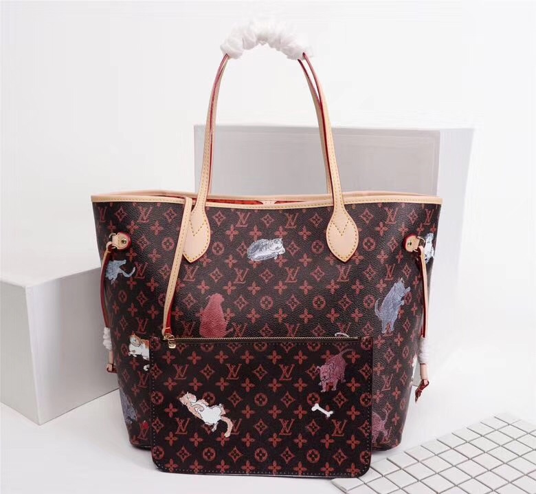 AAA Louis Vuitton Monogram Neverfull handbags