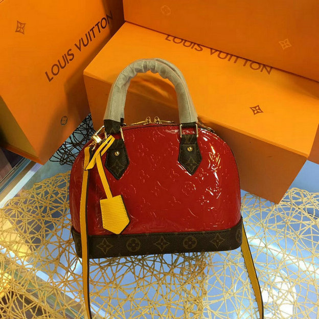 Wholesale Louis Vuitton Alma BB Monogram Vernis Leather bags