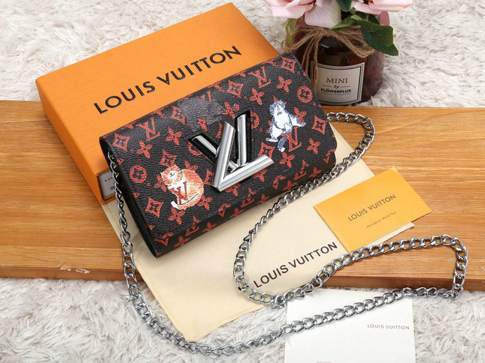 Wholesale Cheap Louis Vuitton Twist Chain Wallet for sale