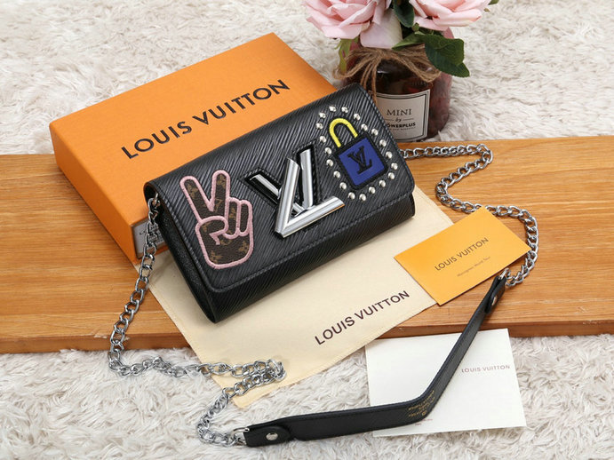 Wholesale Cheap Louis Vuitton Twist Chain Wallet for sale
