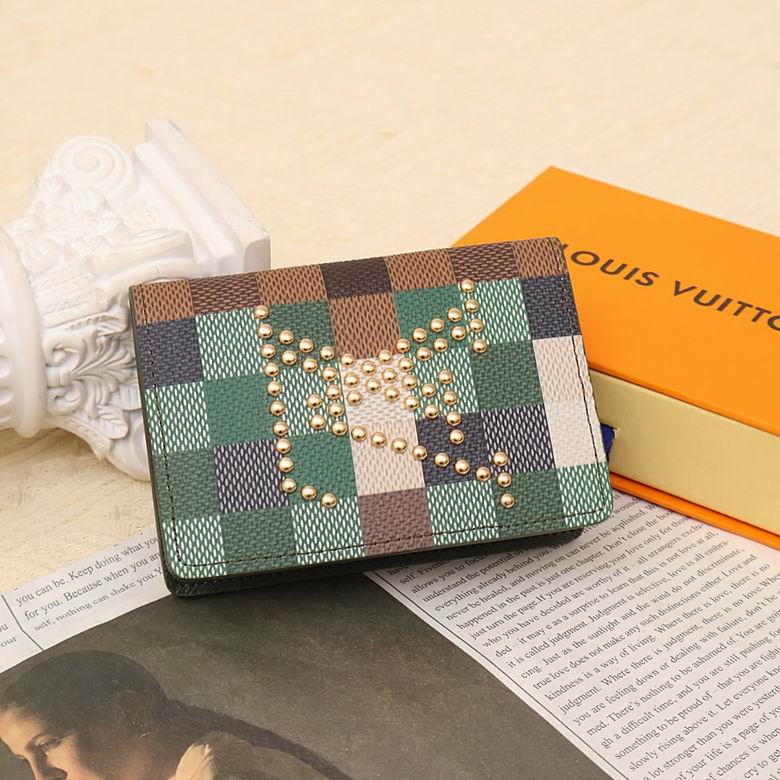 Wholesale Cheap AAA Louis Vuitton Pocket Organizer Damier 83165 Wallets for Sale